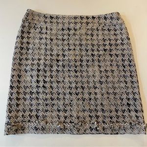 CHANEL skirt vintage black and tan